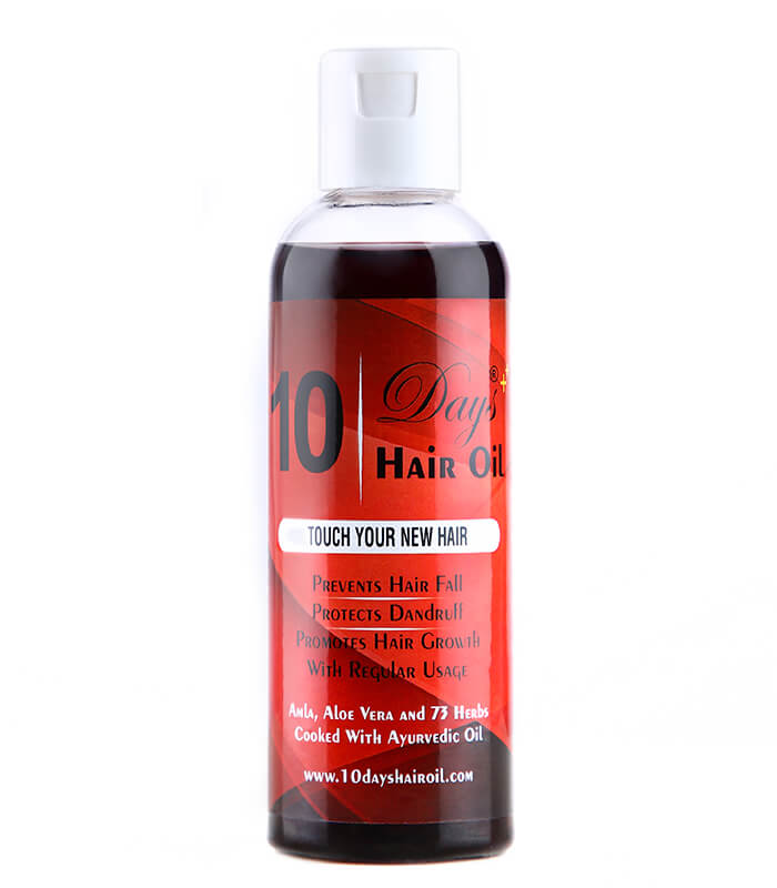 Best Ayurvedic Hair Oil In India - '10 Days' Hair Oil