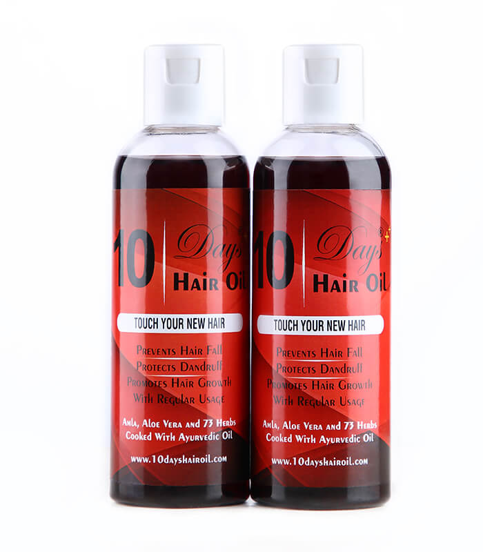 Best Ayurvedic Hair Oil In India - '10 Days' Hair Oil